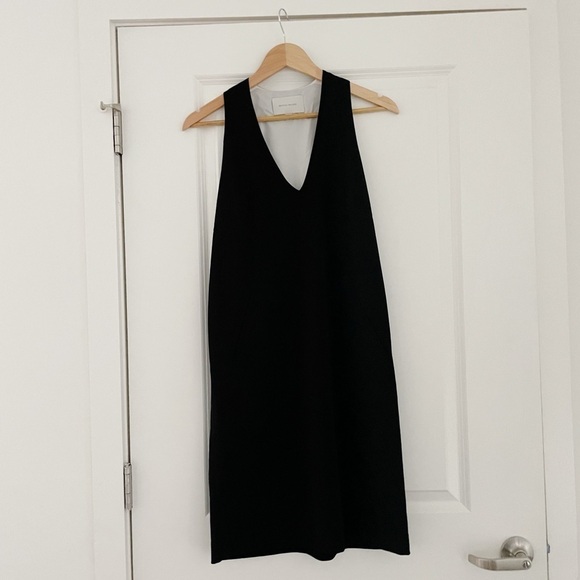 Brochu Walker Aude Silk Lined Shift Dress Pockets